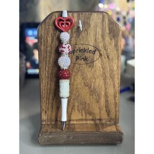 17-14  Handcrafted Extended Length Beaded Pen w/ Refill Ink